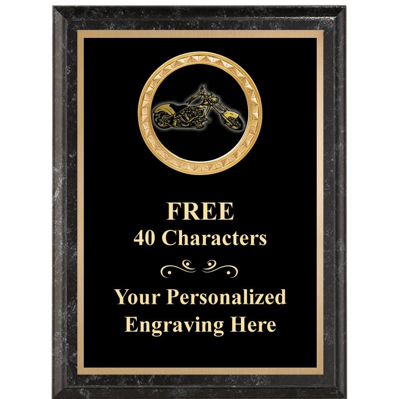 6X8 BLACK EXECUTIVE INSERT PLQ