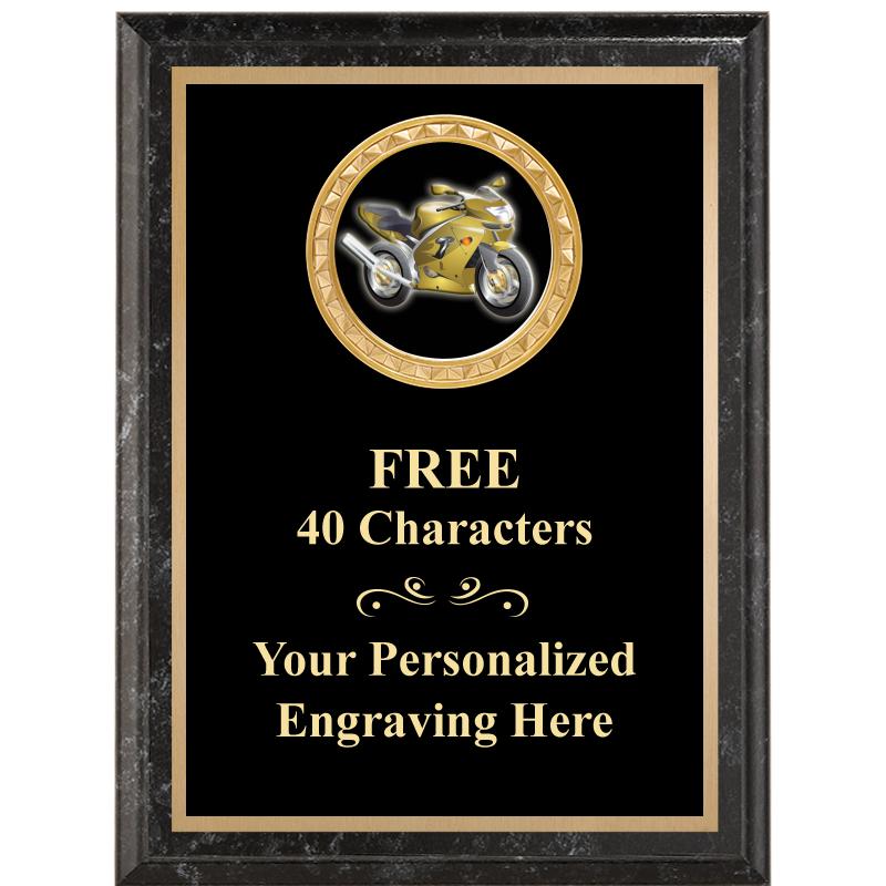 6X8 BLACK EXECUTIVE INSERT PLQ