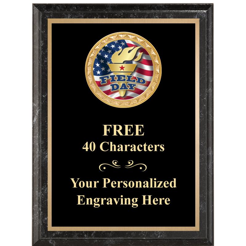 6X8 BLACK EXECUTIVE INSERT PLQ