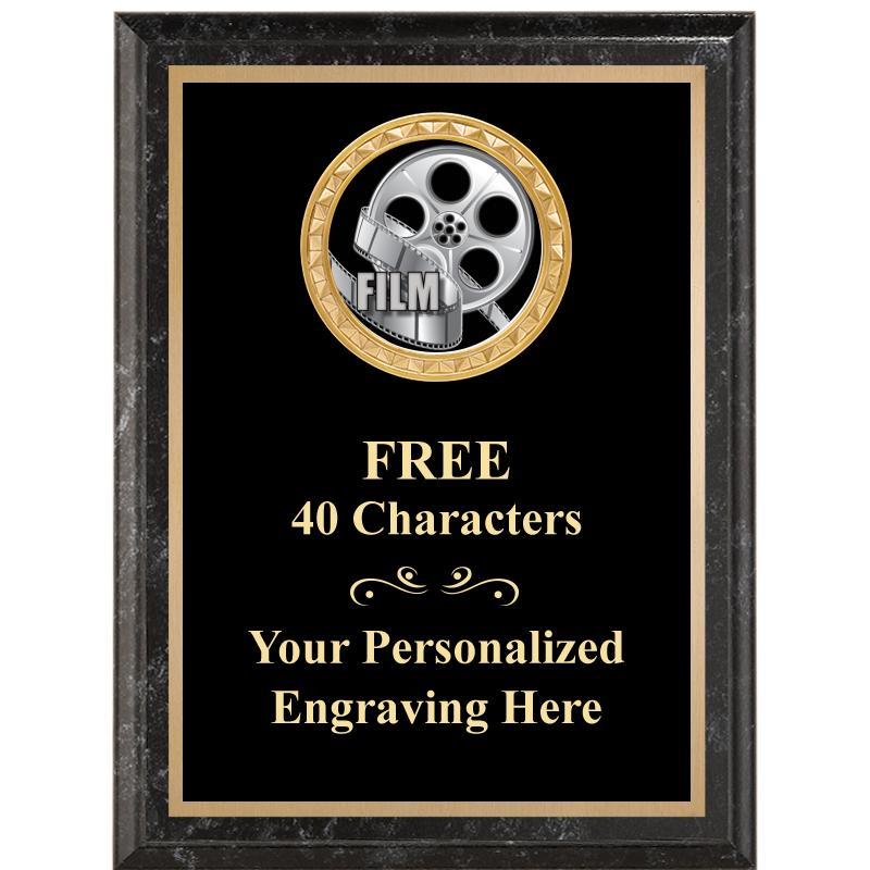 6X8 BLACK EXECUTIVE INSERT PLQ