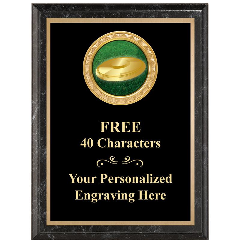 6X8 BLACK EXECUTIVE INSERT PLQ