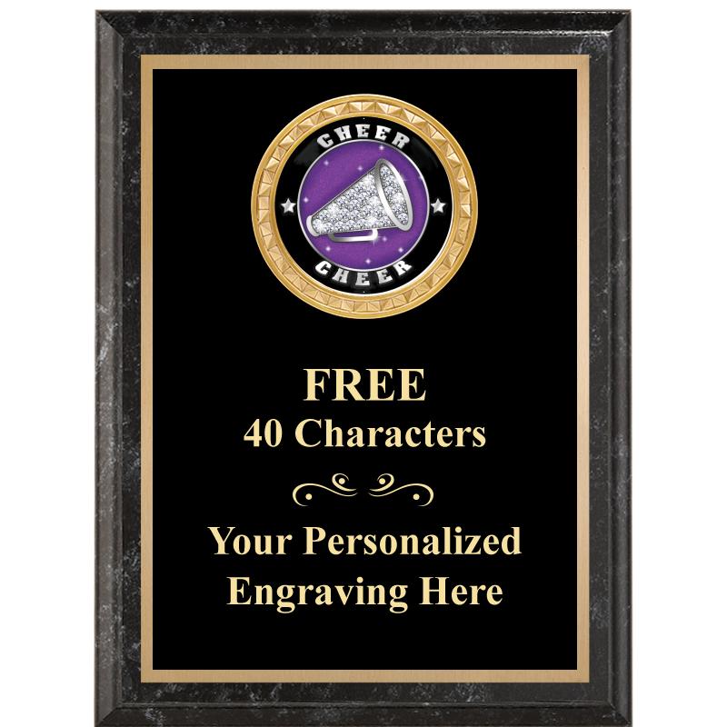 6X8 BLACK EXECUTIVE INSERT PLQ