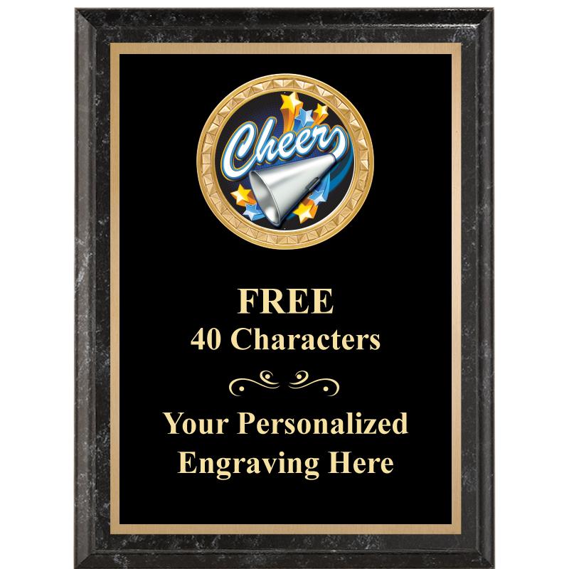 6X8 BLACK EXECUTIVE INSERT PLQ