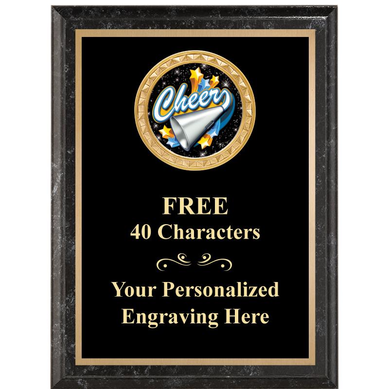 6X8 BLACK EXECUTIVE INSERT PLQ