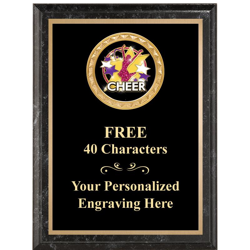 6X8 BLACK EXECUTIVE INSERT PLQ