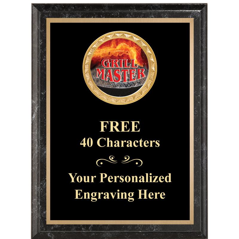 6X8 BLACK EXECUTIVE INSERT PLQ