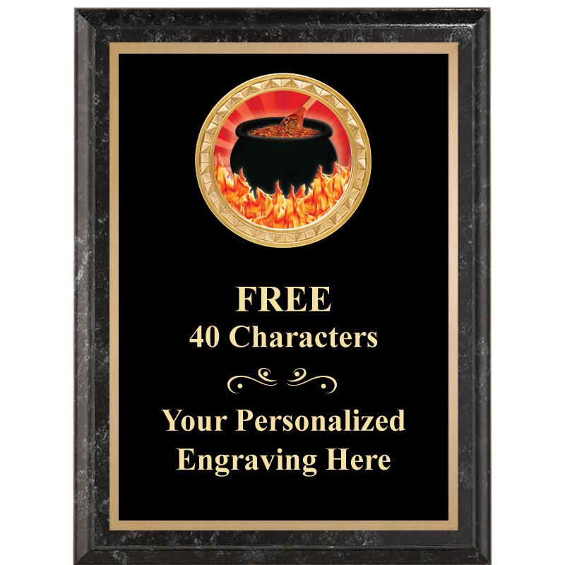 6X8 BLACK EXECUTIVE INSERT PLQ