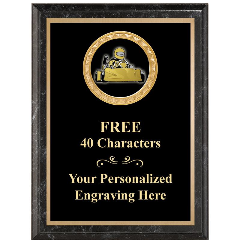 6X8 BLACK EXECUTIVE INSERT PLQ