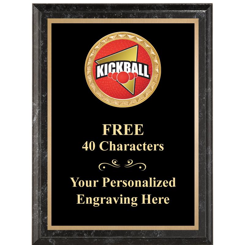 6X8 BLACK EXECUTIVE INSERT PLQ