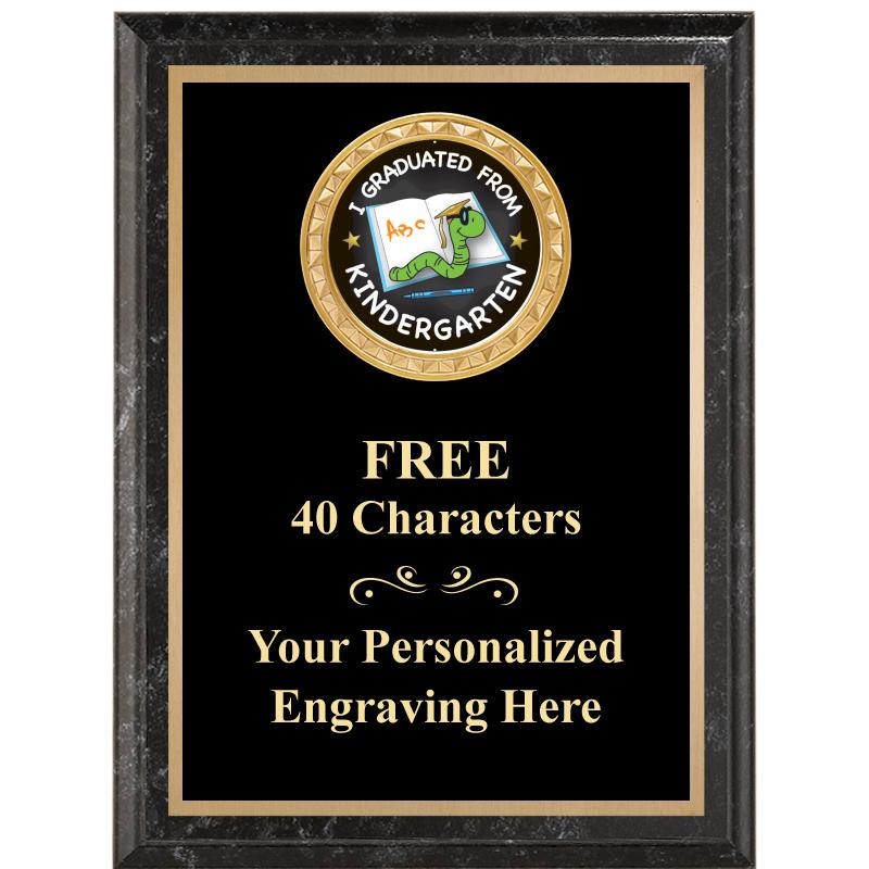 6X8 BLACK EXECUTIVE INSERT PLQ