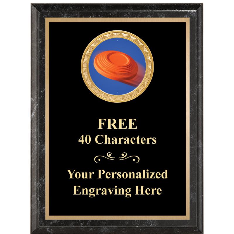 6X8 BLACK EXECUTIVE INSERT PLQ