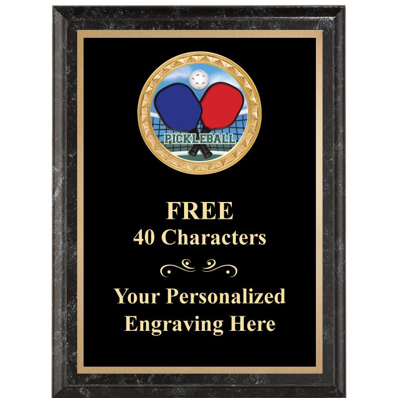 6X8 BLACK EXECUTIVE INSERT PLQ