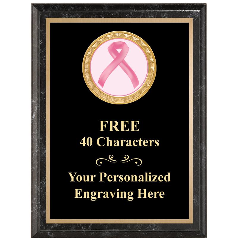 6X8 BLACK EXECUTIVE INSERT PLQ