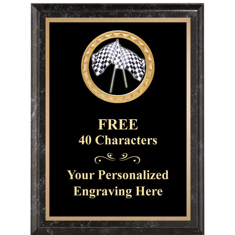 6X8 BLACK EXECUTIVE INSERT PLQ