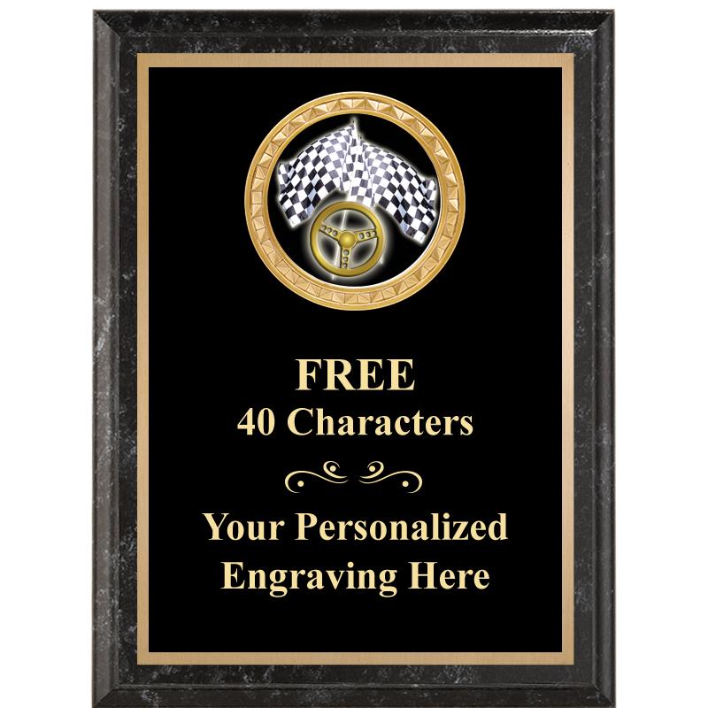 6X8 BLACK EXECUTIVE INSERT PLQ