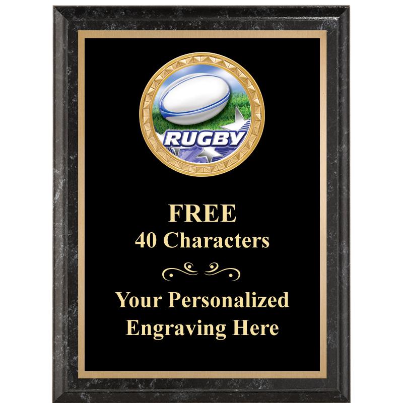 6X8 BLACK EXECUTIVE INSERT PLQ