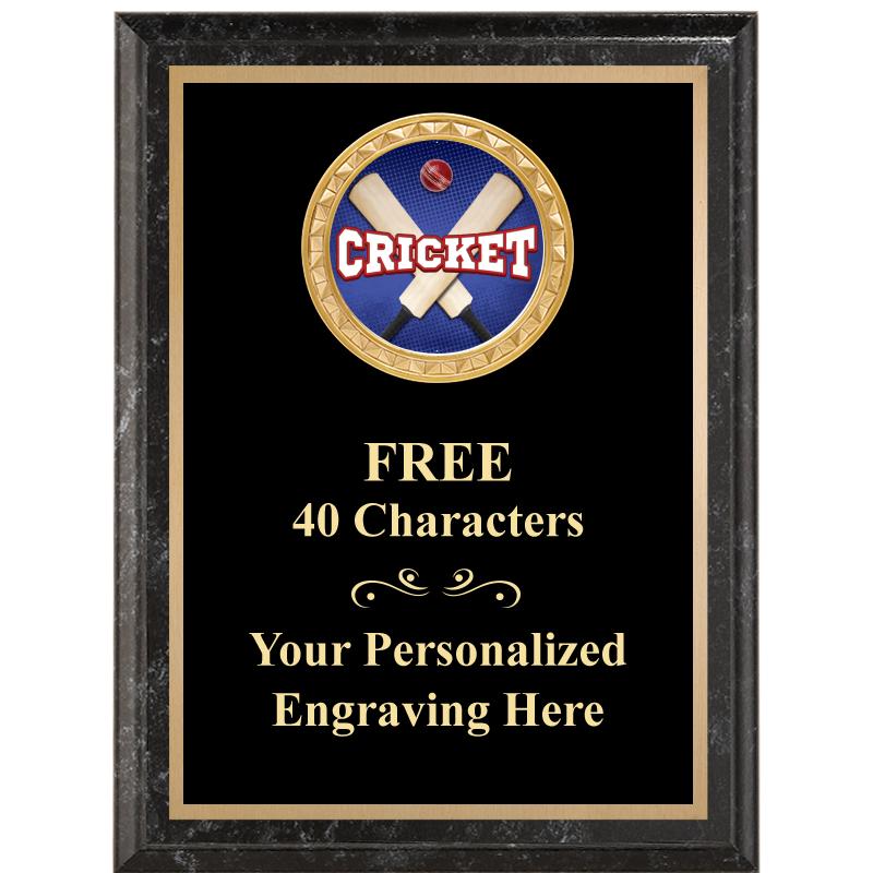 6X8 BLACK EXECUTIVE INSERT PLQ