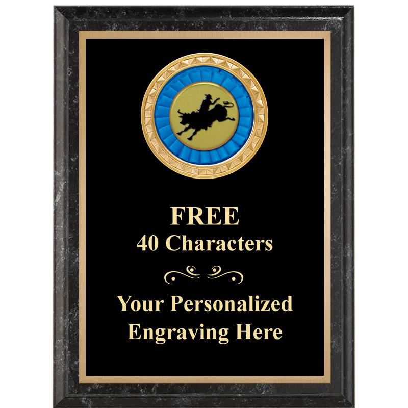 6X8 BLACK EXECUTIVE INSERT PLQ