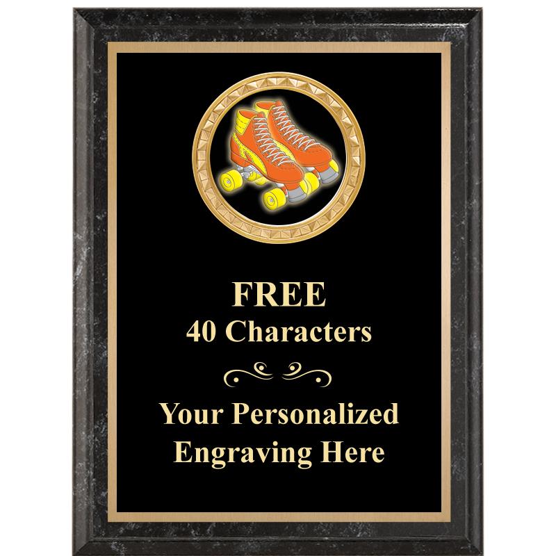 6X8 BLACK EXECUTIVE INSERT PLQ