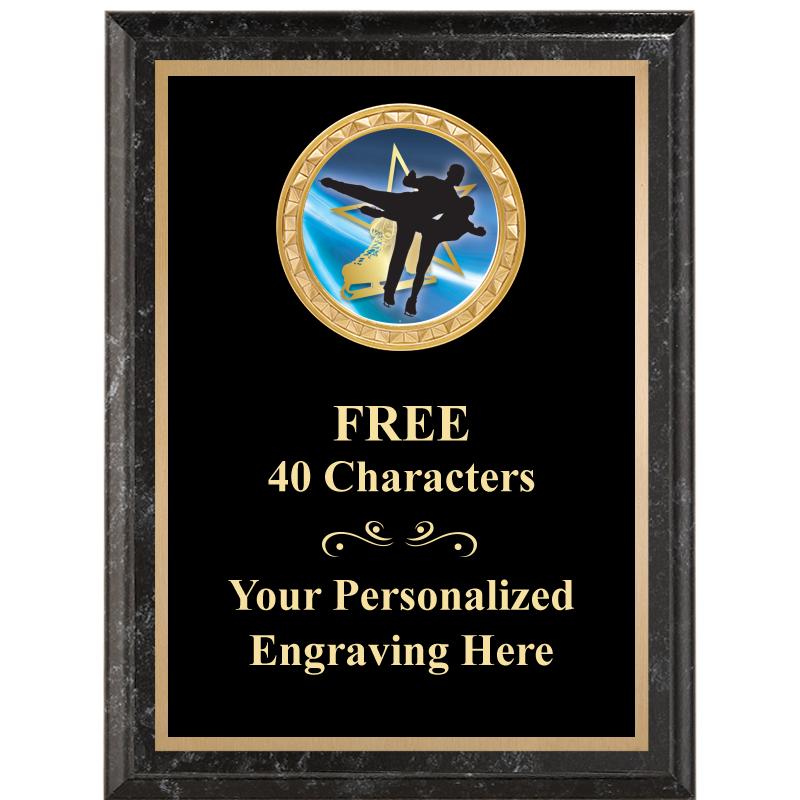 6X8 BLACK EXECUTIVE INSERT PLQ