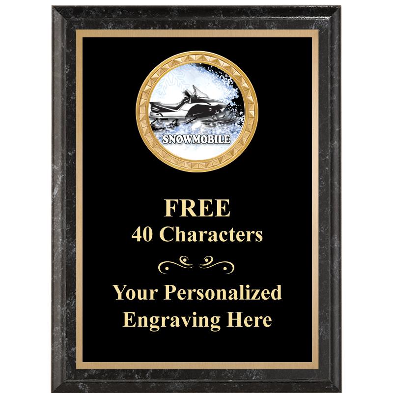 6X8 BLACK EXECUTIVE INSERT PLQ