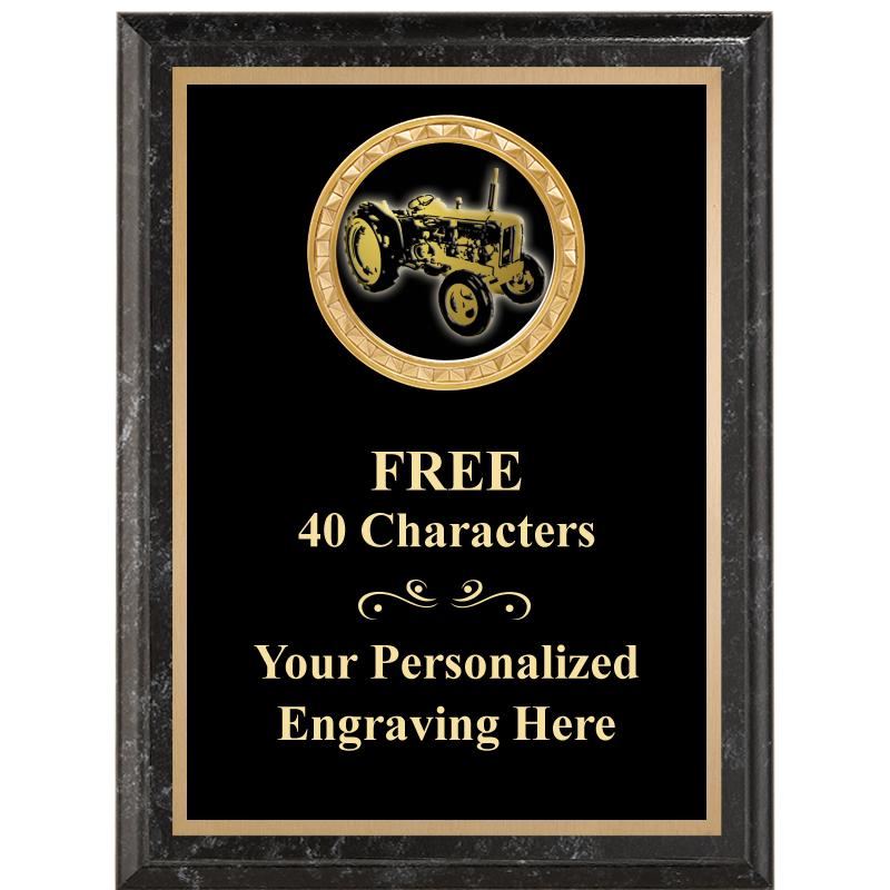 6X8 BLACK EXECUTIVE INSERT PLQ