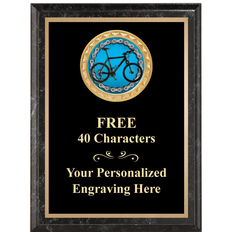 6X8 BLACK EXECUTIVE INSERT PLQ