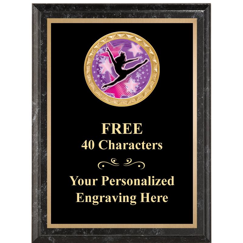 6X8 BLACK EXECUTIVE INSERT PLQ