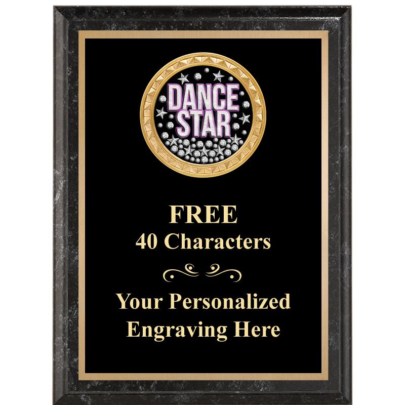 6X8 BLACK EXECUTIVE INSERT PLQ