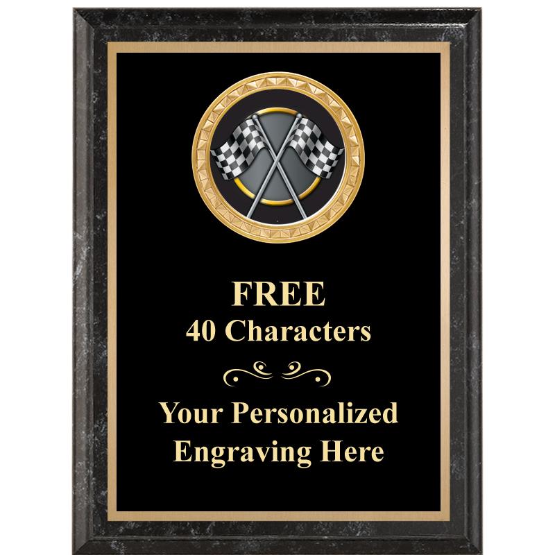 6X8 BLACK EXECUTIVE INSERT PLQ