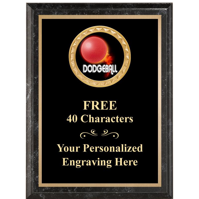 6X8 BLACK EXECUTIVE INSERT PLQ