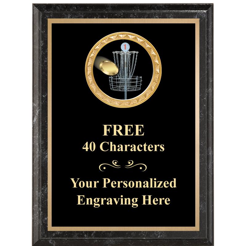 6X8 BLACK EXECUTIVE INSERT PLQ