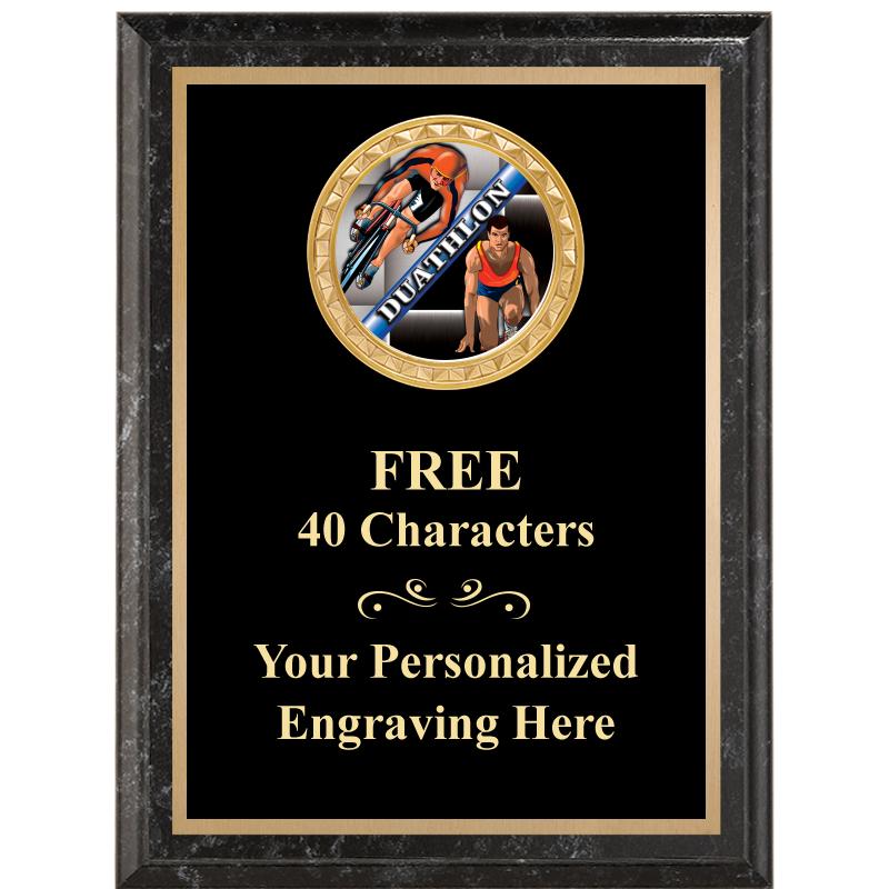 6X8 BLACK EXECUTIVE INSERT PLQ