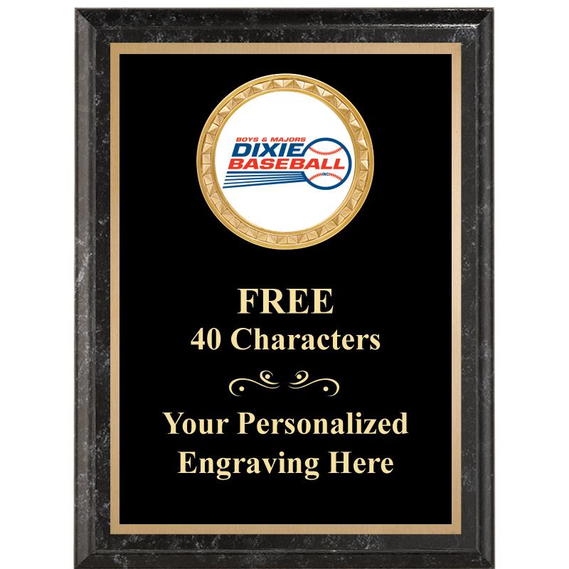 6X8 BLACK EXECUTIVE INSERT PLQ