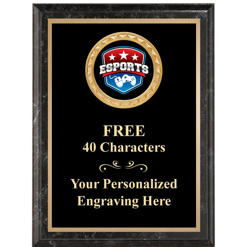 6X8 BLACK EXECUTIVE INSERT PLQ