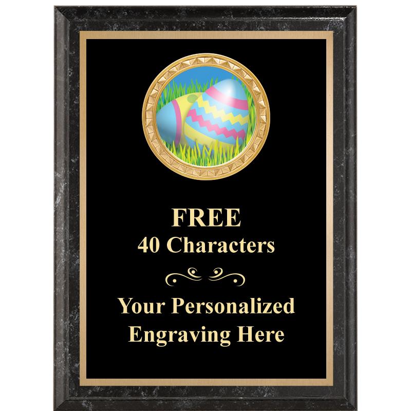 6X8 BLACK EXECUTIVE INSERT PLQ