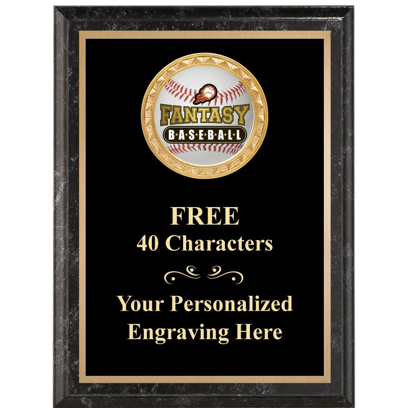 6X8 BLACK EXECUTIVE INSERT PLQ