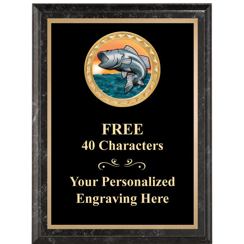 6X8 BLACK EXECUTIVE INSERT PLQ