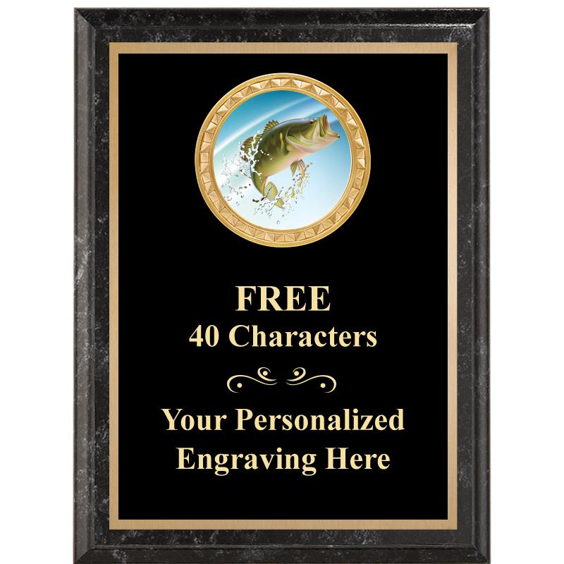 6X8 BLACK EXECUTIVE INSERT PLQ