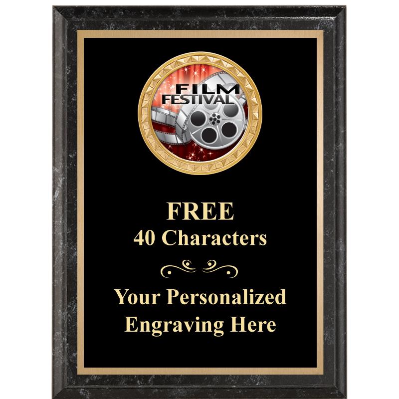 6X8 BLACK EXECUTIVE INSERT PLQ