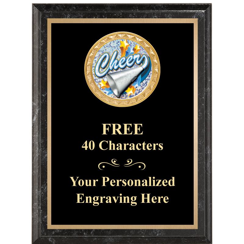 6X8 BLACK EXECUTIVE INSERT PLQ