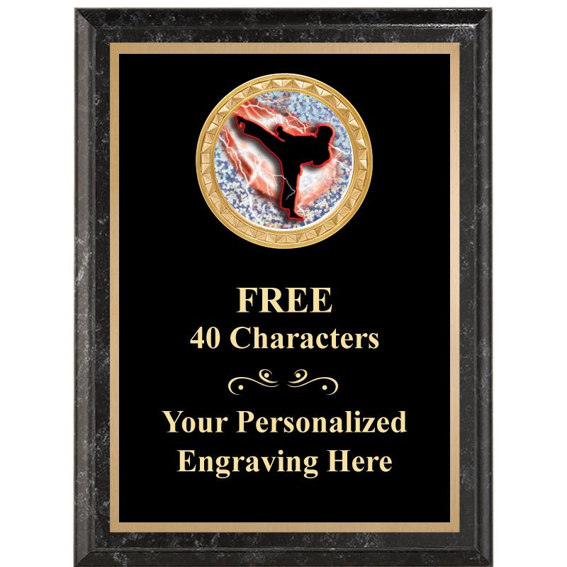 6X8 BLACK EXECUTIVE INSERT PLQ