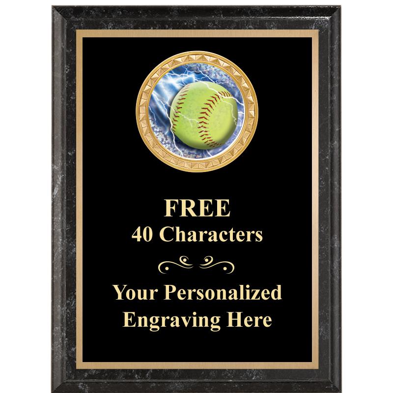 6X8 BLACK EXECUTIVE INSERT PLQ