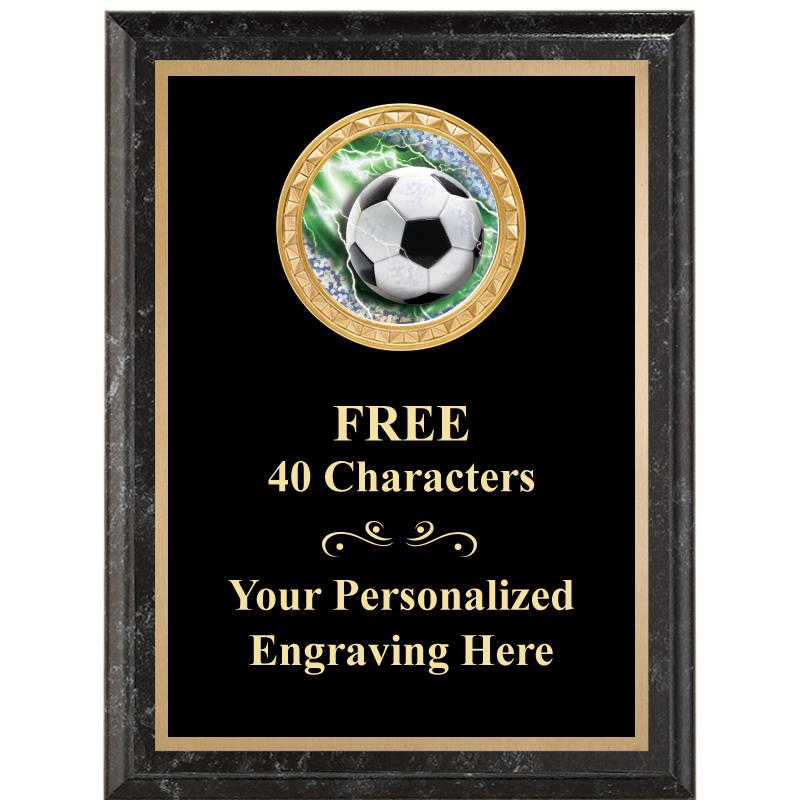 6X8 BLACK EXECUTIVE INSERT PLQ