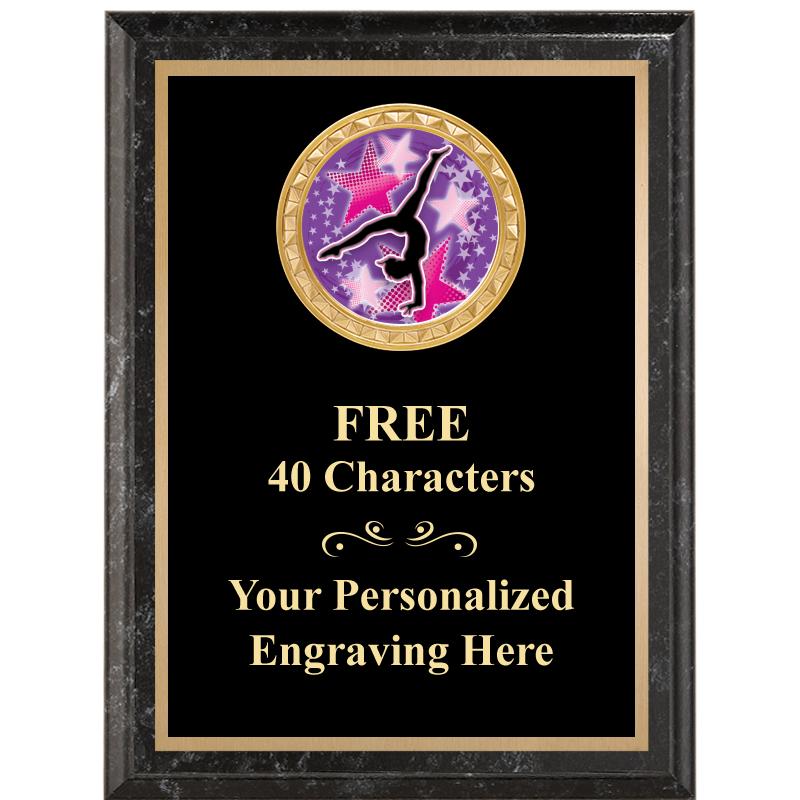 6X8 BLACK EXECUTIVE INSERT PLQ