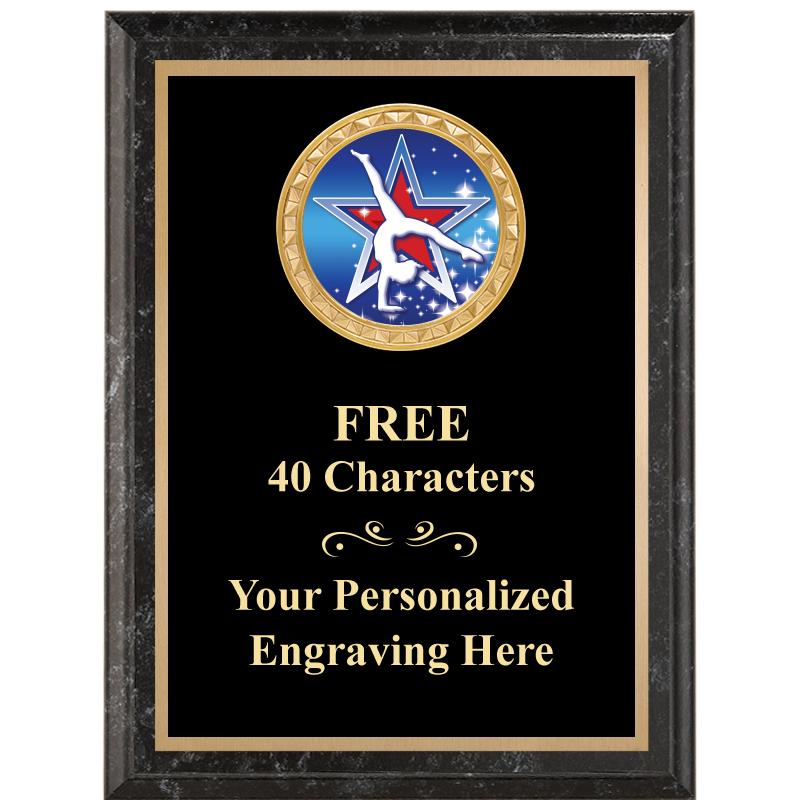 6X8 BLACK EXECUTIVE INSERT PLQ