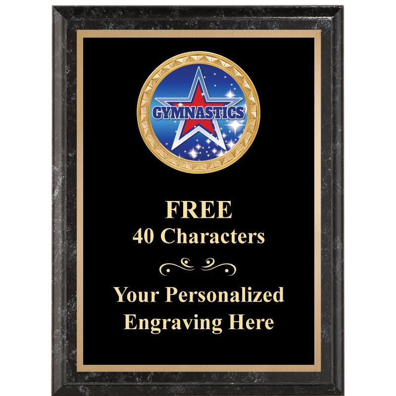 6X8 BLACK EXECUTIVE INSERT PLQ