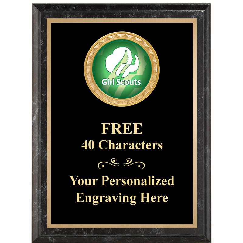 6X8 BLACK EXECUTIVE INSERT PLQ