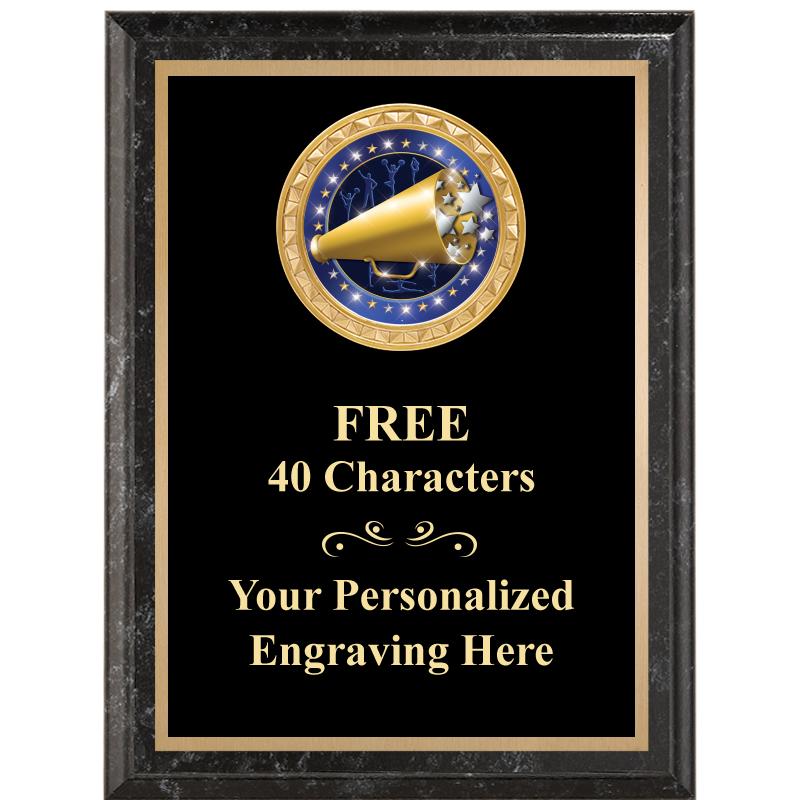 6X8 BLACK EXECUTIVE INSERT PLQ