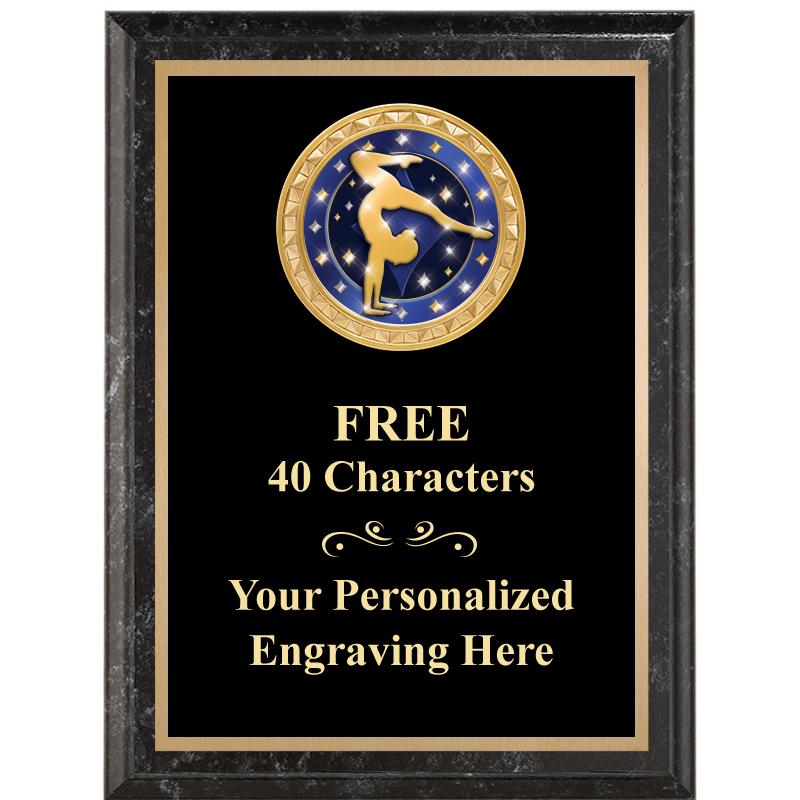 6X8 BLACK EXECUTIVE INSERT PLQ